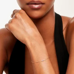 Marc Orian Bracelets Or|Bracelets > Bracelet Valora Or Jaune Rhodolite Oxyde De Zirconium
