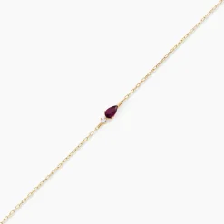 Marc Orian Bracelets Or|Bracelets > Bracelet Valora Or Jaune Rhodolite Oxyde De Zirconium