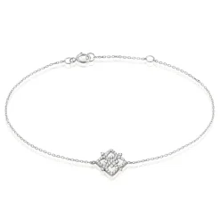 Bracelet Vasya Or Blanc Diamant