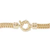 Bracelet Violette Plaqué Or Jaune