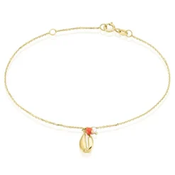Bracelet Vitamin Sea Or Jaune Perle De Culture Corail