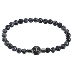 Bracelet Yannice Acier Blanc Pierre De Synthese