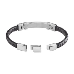 Bracelet Yannick Acier Blanc