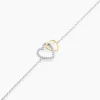 Bracelet Ysma Or Jaune Argent Blanc Oxyde De Zirconium