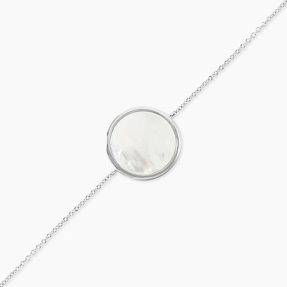Marc Orian Bracelets|Bijoux Fantaisie > Bracelet Zealie Argent Blanc Nacre