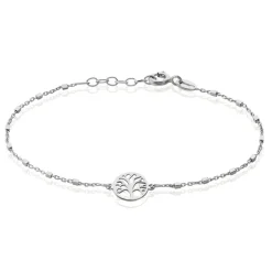 Bracelet Zelee Argent Blanc