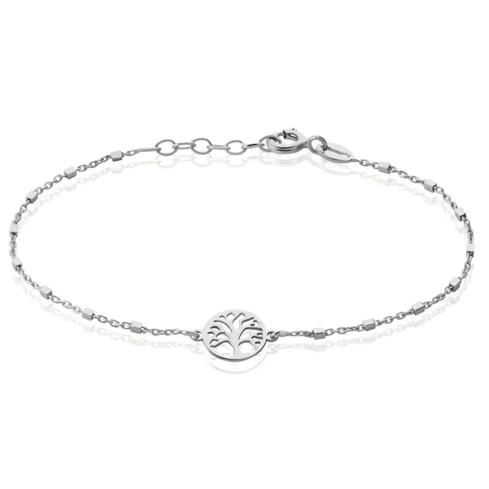 Bracelet Zelee Argent Blanc