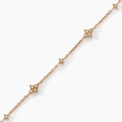 Bracelet Ziha Plaqué Or Jaune Oxyde De Zirconium