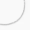 Marc Orian Colliers|Colliers Argent > Chaine Donte Argent Blanc