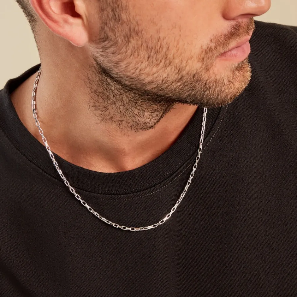 Marc Orian Colliers|Colliers Argent > Chaine Donte Argent Blanc