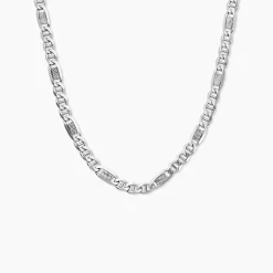 Marc Orian Colliers|Colliers Argent > Chaine Jeremi Argent Blanc