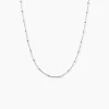 Marc Orian Colliers Fantaisie|Colliers > Chaine Kathi Argent Blanc