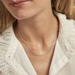 Marc Orian Colliers Fantaisie|Colliers > Chaine Tamsina Argent Blanc