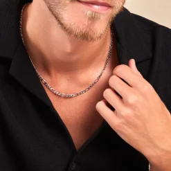 Marc Orian Colliers|Colliers Argent > Chaine Vivian Argent Blanc