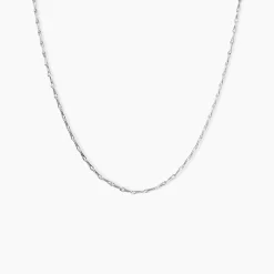 Chaine Ylsa Argent Blanc