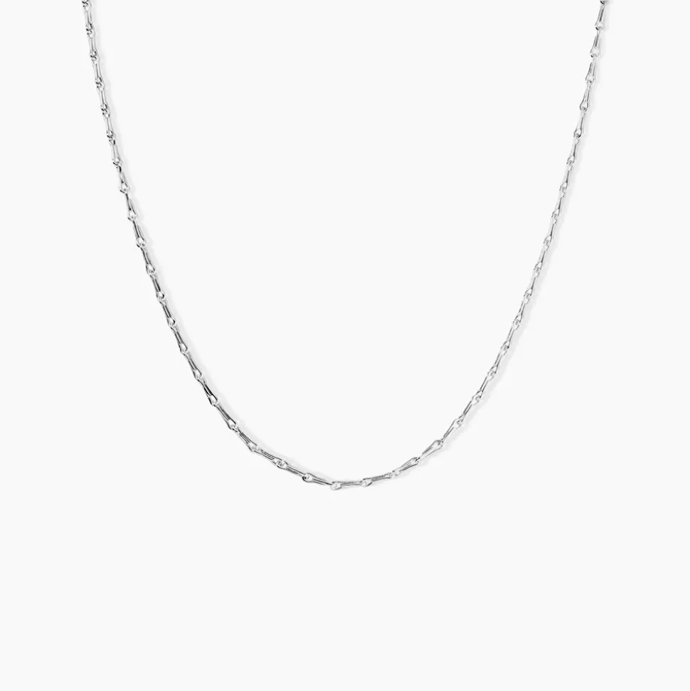 Chaine Ylsa Argent Blanc