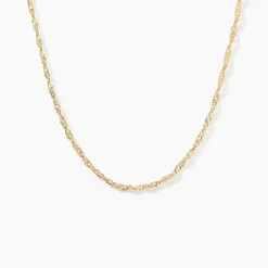 Marc Orian Colliers|Bijoux Femme > Chaîne Abbygail Maille Singapour Or Jaune