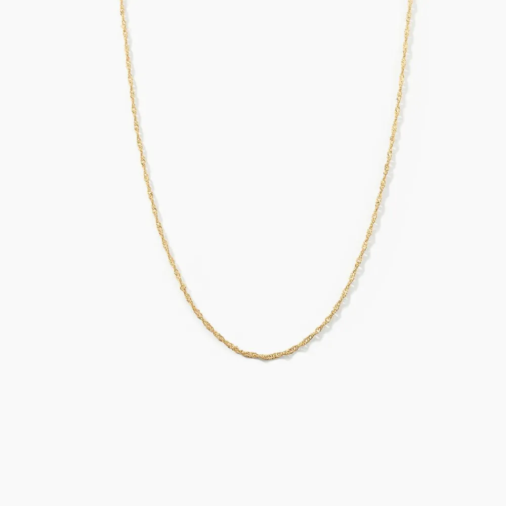 Marc Orian Colliers|Bijoux Femme > Chaîne Alicianeae Maille Singapour Or Jaune