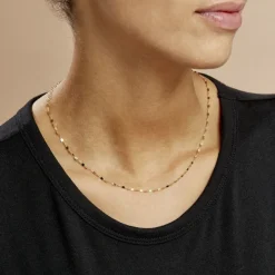 Marc Orian Colliers|Chaines Femme > Chaîne Camelie Maille Lumina Or Jaune