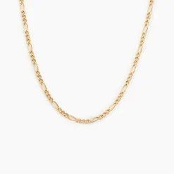 Chaîne Cameo Maille Alternee 1/3 Or Jaune