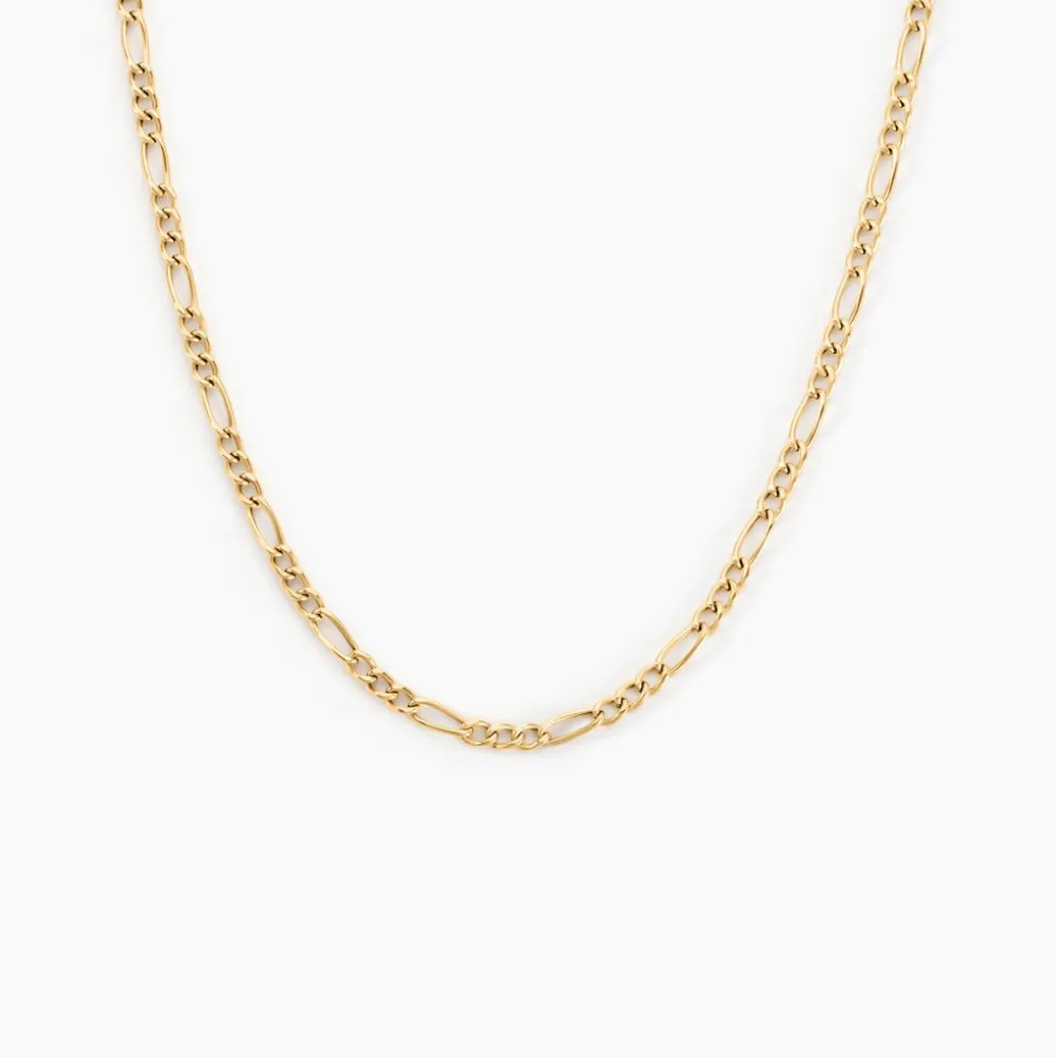 Chaîne Cameo Maille Alternee 1/3 Or Jaune