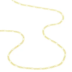 Chaîne Cameo Maille Alternee 1/3 Or Jaune