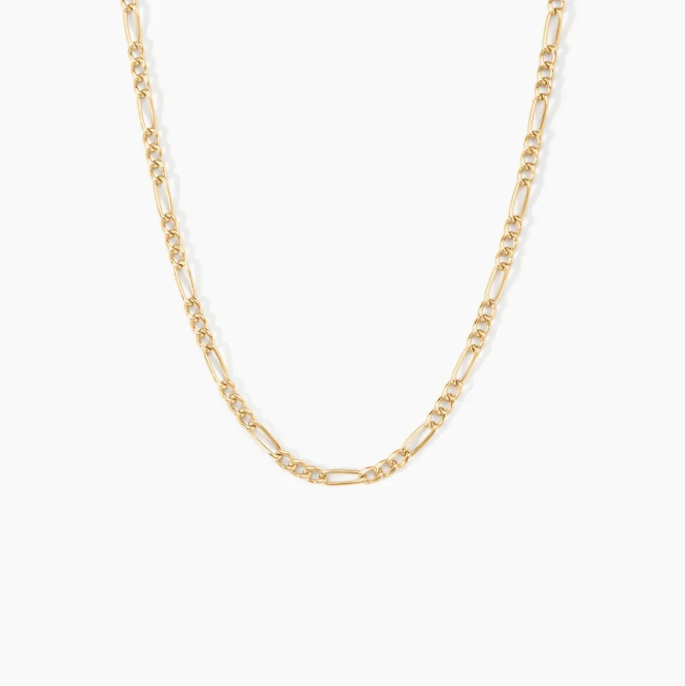 Chaîne Cameo Maille Alternee 1/3 Or Jaune