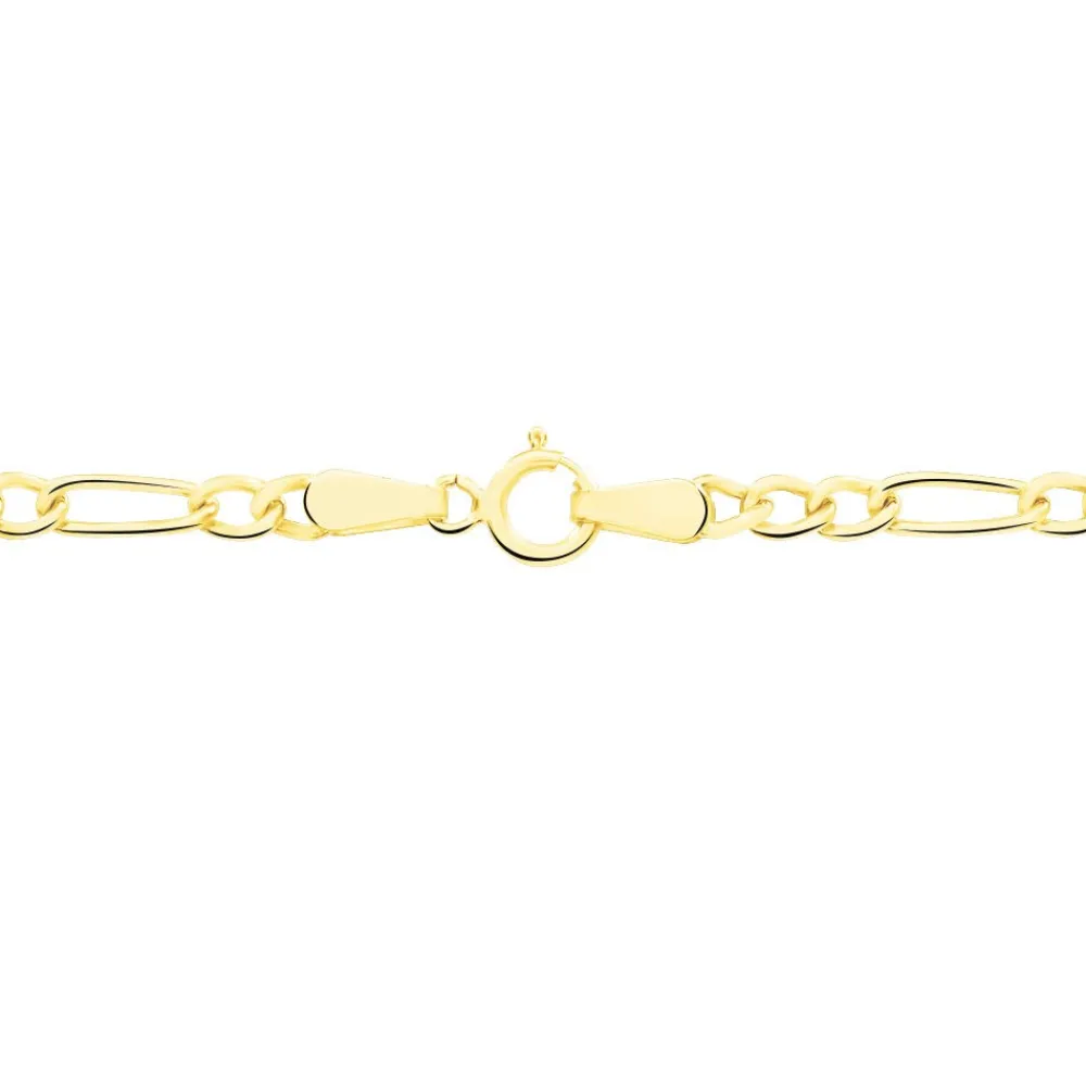 Marc Orian Colliers|Colliers Femme > Chaîne Cameo Maille Alternee 1/3 Or Jaune