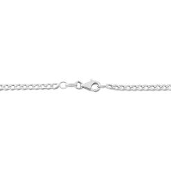 Marc Orian Colliers|Colliers Argent > Chaîne Casper Maille Gourmette Argent Blanc