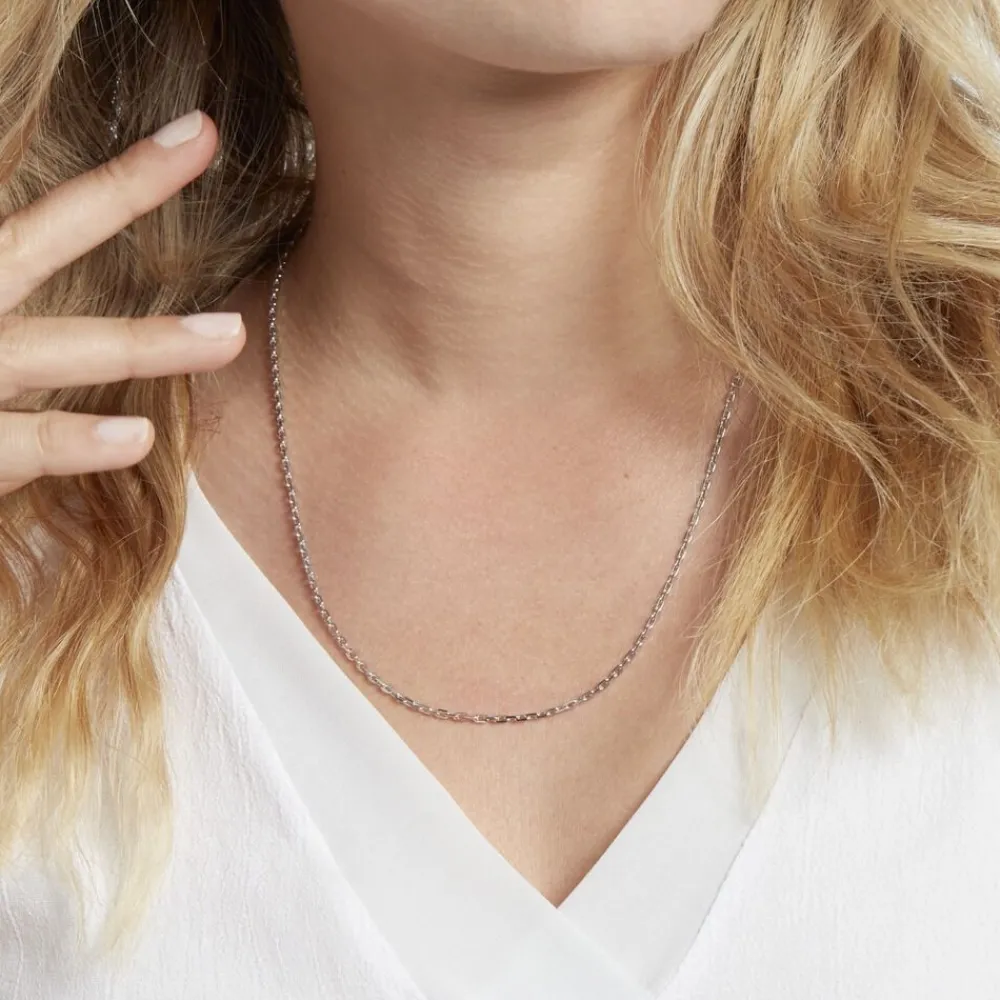 Marc Orian Colliers Fantaisie|Idées Cadeaux Homme > Chaîne Claudine Maille Forçat Argent Blanc