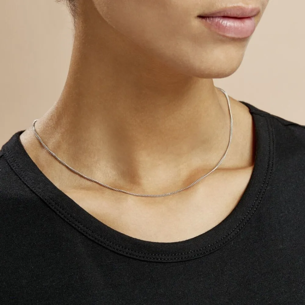 Marc Orian Colliers Fantaisie|Colliers > Chaîne Clementine Argent Blanc