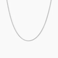 Marc Orian Colliers Fantaisie|Colliers > Chaîne Clementine Argent Blanc