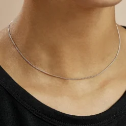 Marc Orian Colliers Fantaisie|Colliers > Chaîne Clementine Argent Blanc