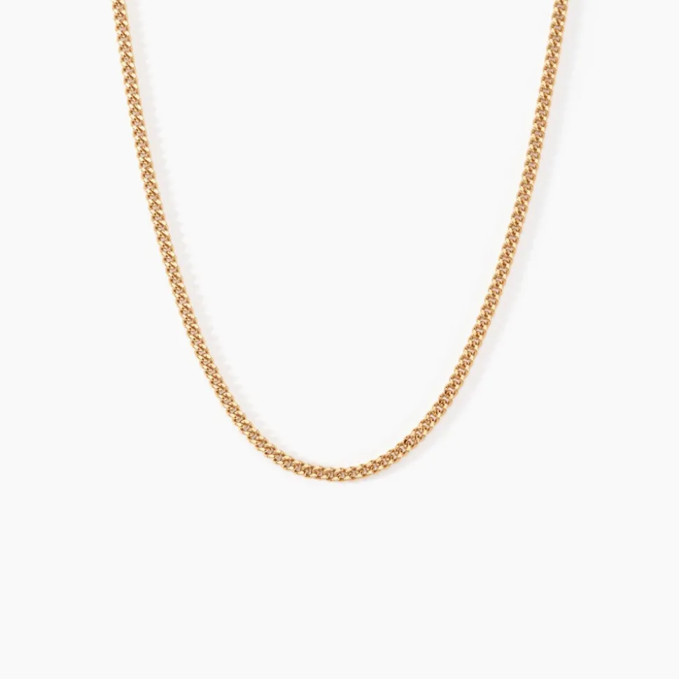 Chaîne Clement Maille Gourmette Plaqué Or Jaune
