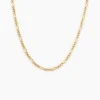 Marc Orian Colliers|Bijoux Femme > Chaîne Dougou Maille Alternée 1/3 Or Jaune