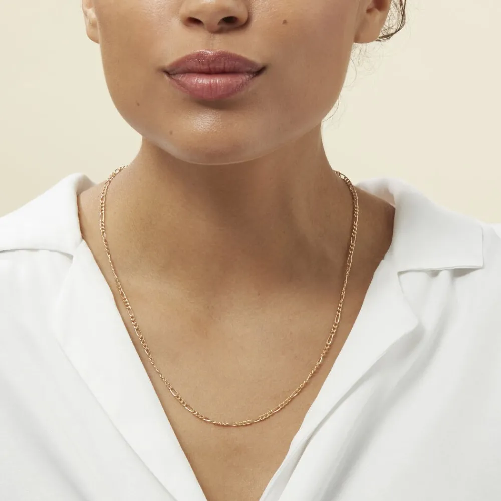 Marc Orian Colliers|Bijoux Femme > Chaîne Dougou Maille Alternée 1/3 Or Jaune