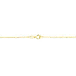 Chaîne Igoa Maille Forçat Diamantee Or Jaune