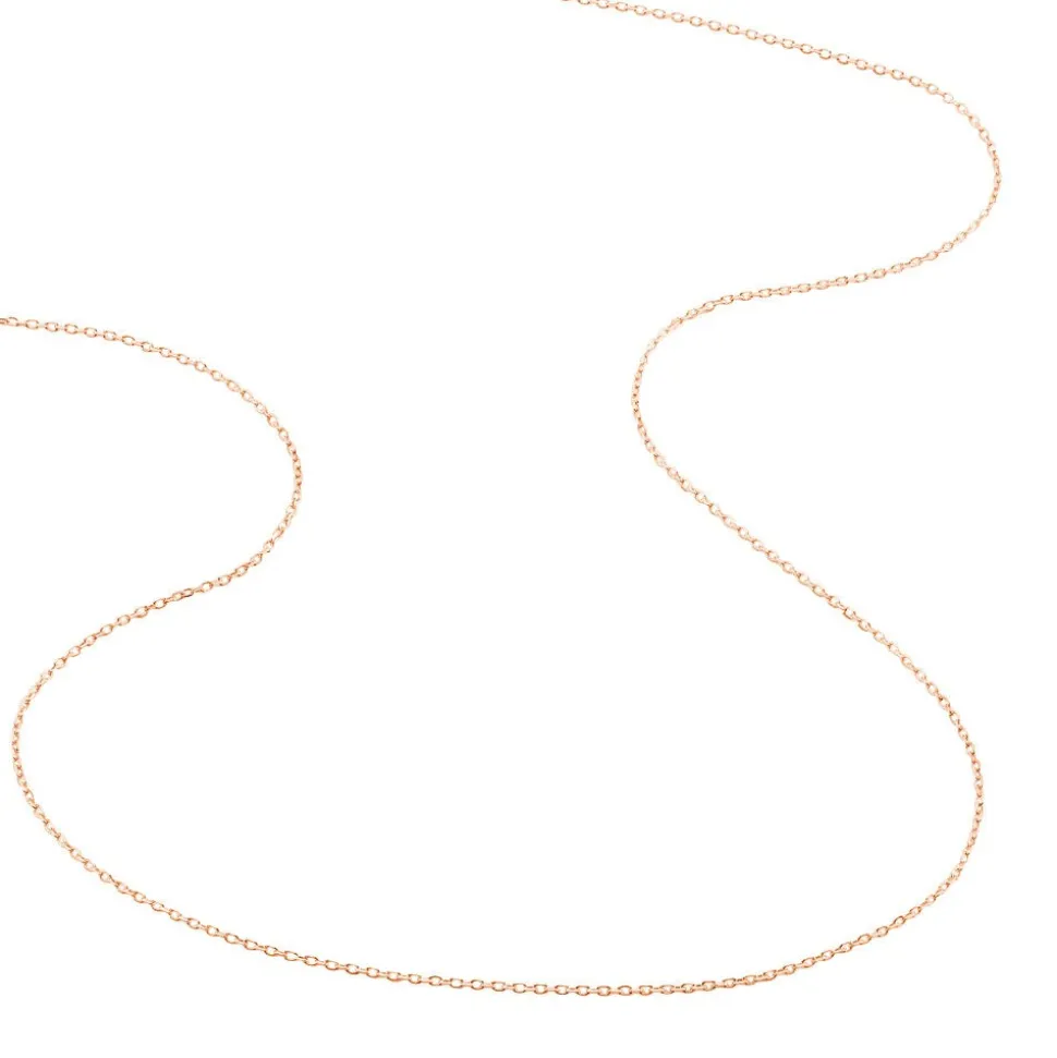 Chaîne Igoa Maille Forçat Diamantee Or Rose