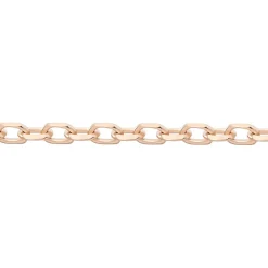 Chaîne Igoa Maille Forçat Diamantee Or Rose