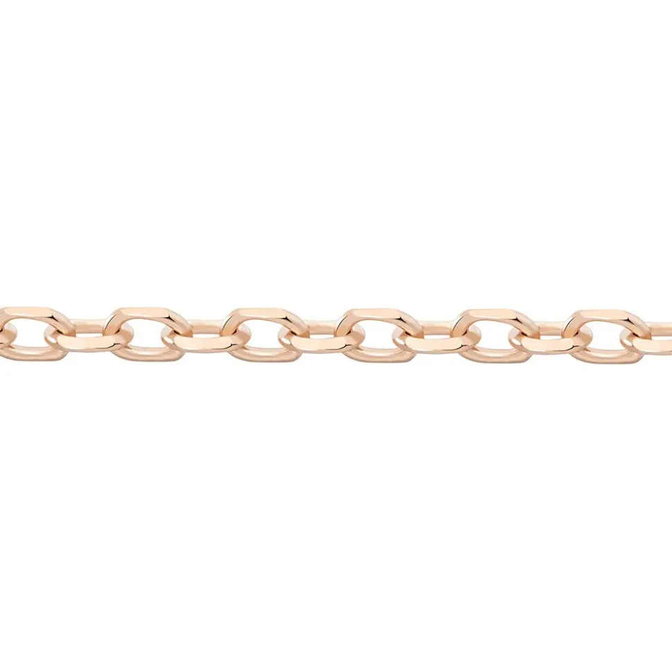 Chaîne Igoa Maille Forçat Diamantee Or Rose