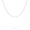 Chaîne Igoa Maille Forçat Diamantee Or Blanc