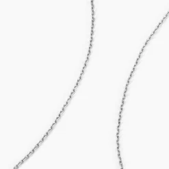 Chaîne Igoa Maille Forçat Diamantee Or Blanc