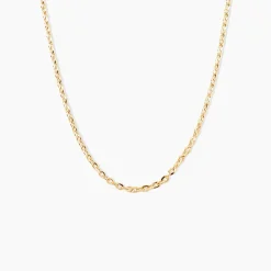 Marc Orian Colliers|Bijoux Femme > Chaîne Igoa Maille Forçat Diamantee Or Jaune