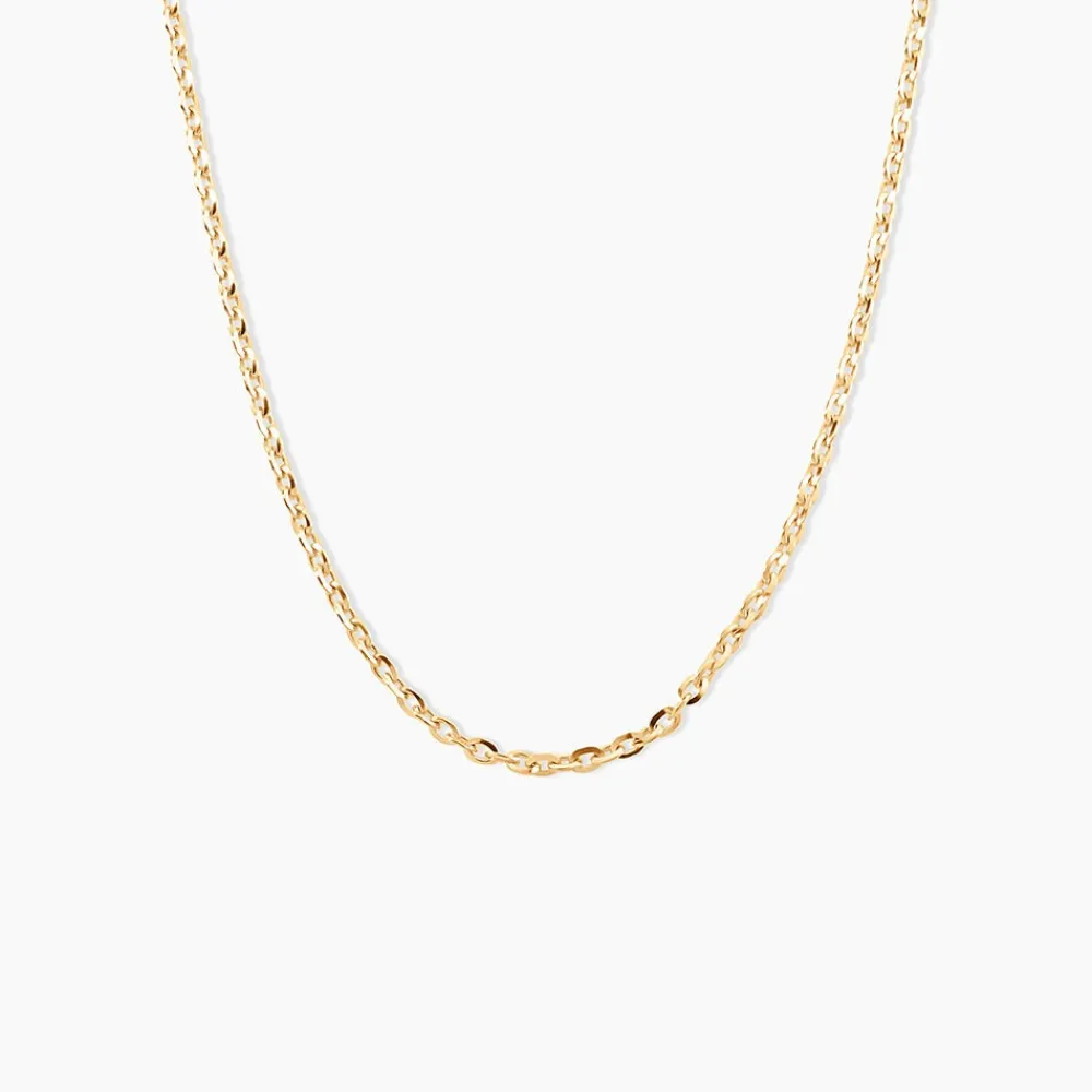 Marc Orian Colliers|Bijoux Femme > Chaîne Igoa Maille Forçat Diamantee Or Jaune