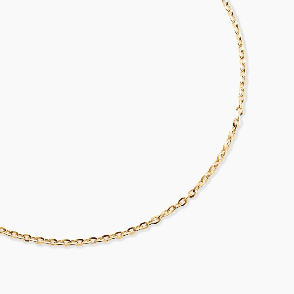 Marc Orian Colliers|Bijoux Femme > Chaîne Igoa Maille Forçat Diamantee Or Jaune
