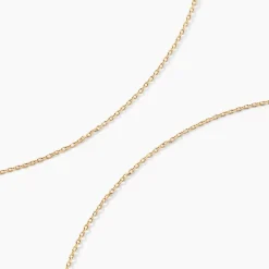 Marc Orian Colliers|Chaines Femme > Chaîne Igoa Maille Forçat Diamantee Or Jaune