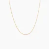 Marc Orian Colliers|Chaines Femme > Chaîne Igoa Maille Forçat Diamantee Or Jaune