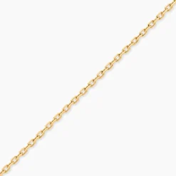 Marc Orian Colliers|Chaines Femme > Chaîne Igoa Maille Forçat Diamantee Or Jaune