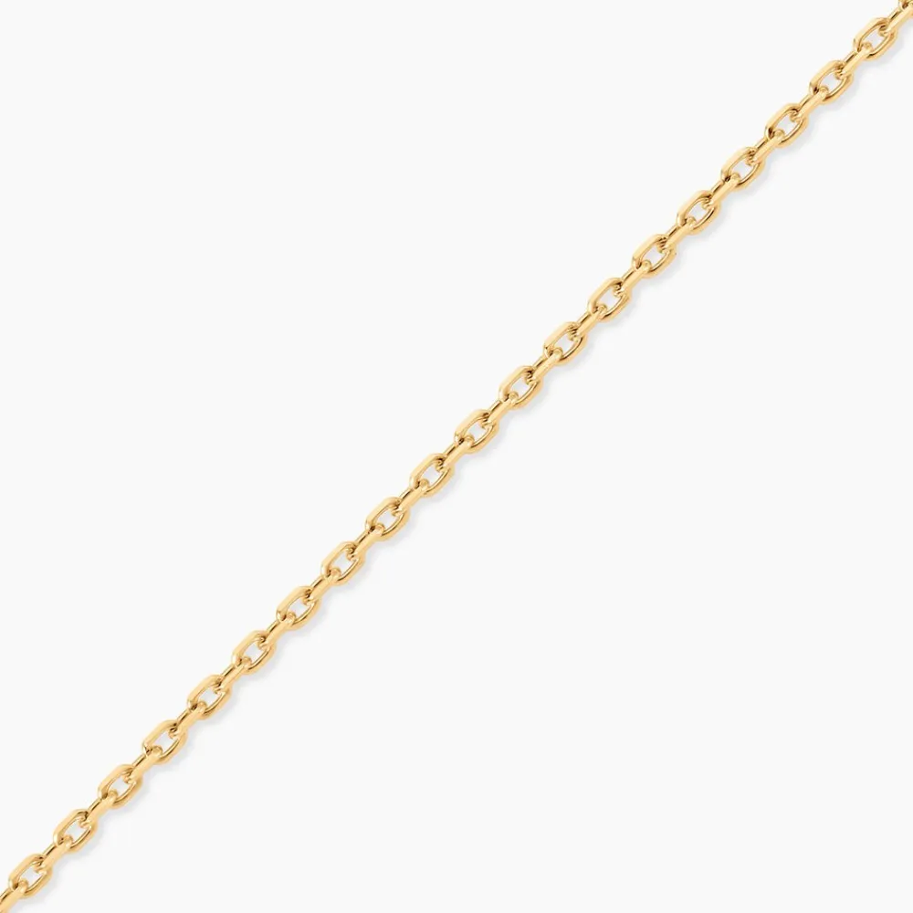 Marc Orian Colliers|Chaines Femme > Chaîne Igoa Maille Forçat Diamantee Or Jaune