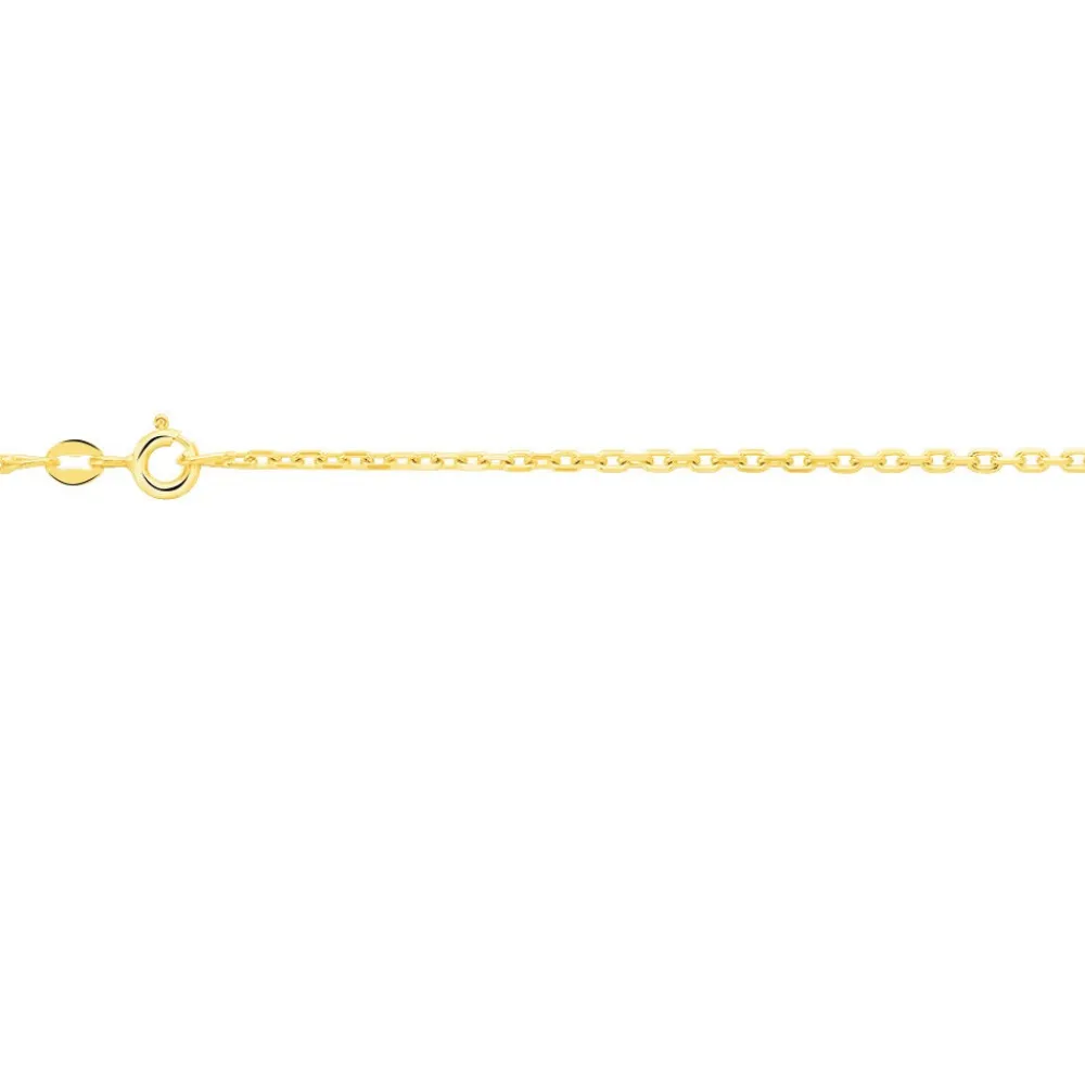 Marc Orian Colliers|Chaines Femme > Chaîne Igoa Maille Forçat Diamantee Or Jaune